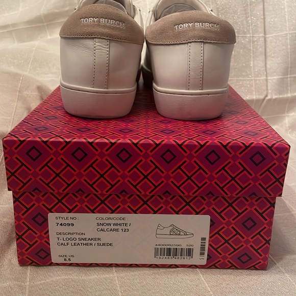 Tory Burch logo sneaker 8.5 - Picture 3 of 6